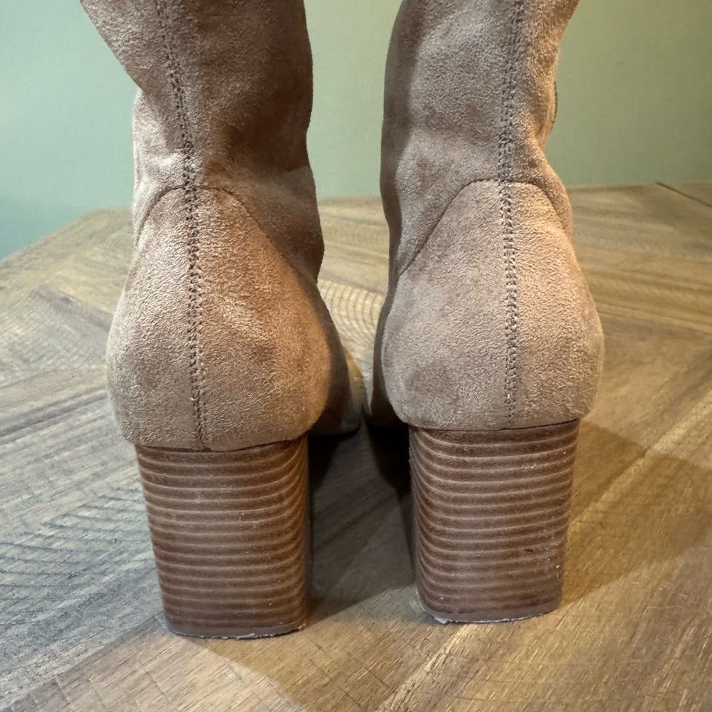 Candie’s Vintage Y2K Women’s Destiny Square Toe Chunky Heel Boots - Picture 7 of 14